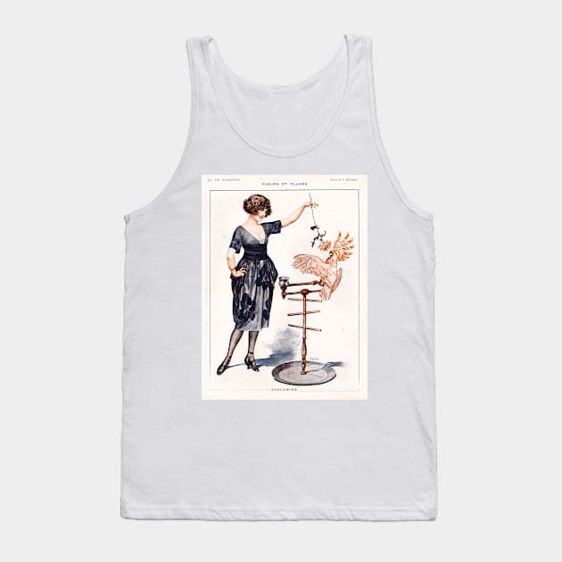 La Vie Parisienne, 1920s Tank Top by WAITE-SMITH VINTAGE ART